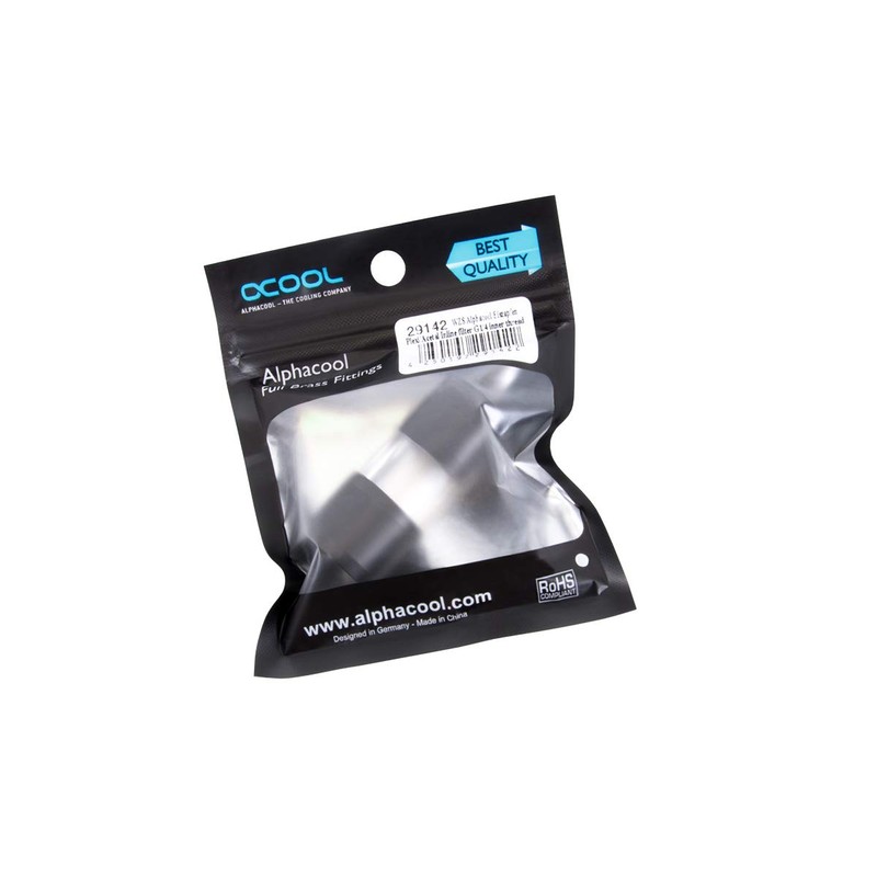 Alphacool Icicle Acrylic/Acetal Inline Filter G1/4 IG Water Cooling 48