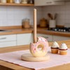 Sizikato Resin Paper Towel Holder, Delicious Donut Statue