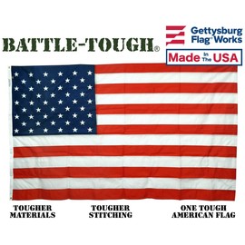 4x6' North Carolina & 4x6' United States Flag Bundle - Durable All Weather Nylon & Reinforced Fly End Stitching - Made in The USA