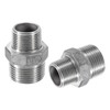sourcing map 2Pcs PT1 x PT3/4 304 Stainless Steel Pipe