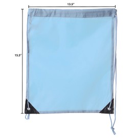 Mato & Hash Drawstring Bulk Bags Cinch Sacks Backpack Pull String Bags | 15 Colors | 1PK-100PK Available