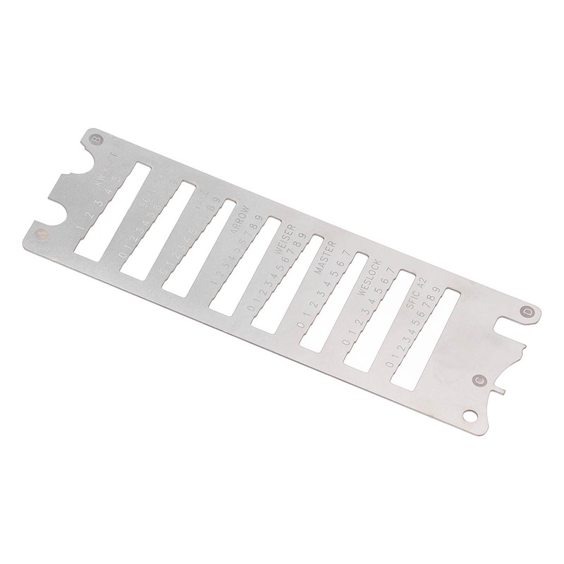 Key Decoder Spring Steel High Accuracy Portable Multifunctional 8 in
