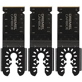 Dremel Multi-Max 1-1/2 in. Oscillating Tool Universal Carbide Flush Cutting Blades for Wood, Metal, and Cement