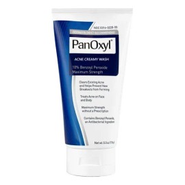Panoxyl Limpiador Facial Para Acné Peróxido De Benzoílo 10%