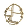 Crane Baby Nursery Décor, Brass Shelving Wall Décor for Boys