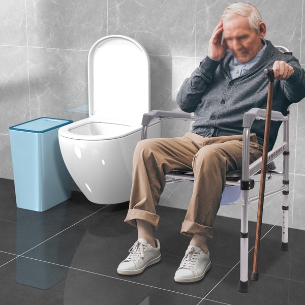 Unbranded Foldable Shower Chair Bath Safety Seat Shower Folding Toilet