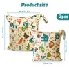 ACTOYS Wetbag, Nappy Bag Set, 2 Pieces Wet Bag, Nursery