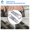 4pcs WD01X27759 Mounting Bracket, Dishwasher Replacement Parts Compatible with GE