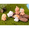 Halloluck 12 Pcs Cute Miniature Dog Figure Animal Dog Characters