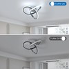 DELIPOP Ceiling Light Fixture, Modern LED Ceiling Light, 22W 6500K