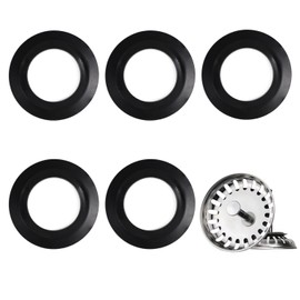 Lip Seal Sink Strainer Basket Seal Sealing Ring Drain Basket Seal for Kitchen Sink Plug Valve Drain Seal Valve Seal