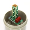 220 VAC Rotating Flashing Light Red LED Warning Light Industrial