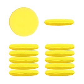 KVAEY 12PCS Car Foam Applicator Pads, 4 Inch Round Side Pressing Wax Applicator Foam Sponge, Ultra-Soft Auto Detail Hand Polishing Sponge Pad Cleaning Tool, Car Accessories