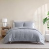 Nautica - Twin Comforter Set, Textured Chambray Bedding with Matching