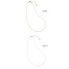Vingtaine TC026 Necklace Snake Chain, Surgical Stainless Steel, Hypoallergenic, Rust