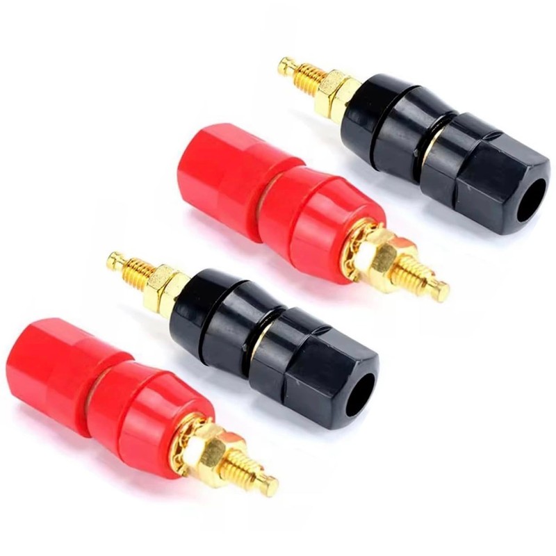 CESS Hexagonal Head Binding Post Banana Jack Socket Panel/Chassis Mount,