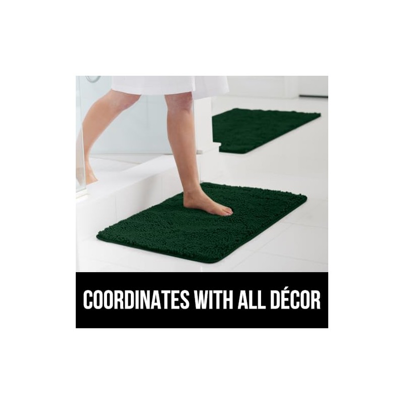 GORILLA GRIP GORILLA GRIP Bath Rug Mat 30x20, Thick Soft