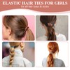 22 Hair Bobbles, Elastic Braided Hair Bobbles, Various Colours to