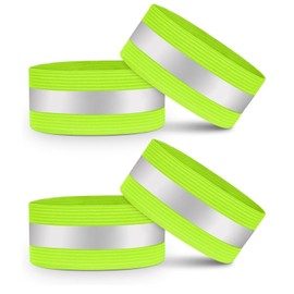 Very Important Runner - Pack of 8 Reflective Wristbands, Arm Reflectors, Jogging Reflectors Band, Reflector Running, Reflective Band Velcro Jogging, Biceps, Quadriceps, Ankle and Bracelets