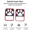 POETRYXIAO Tail Light Cover Guard with Dog Paw Style (Halogen