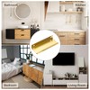 M METERXITY 10-Pack Cabinets Drawers Edge Pulls, 3.15" Aluminum Drawer