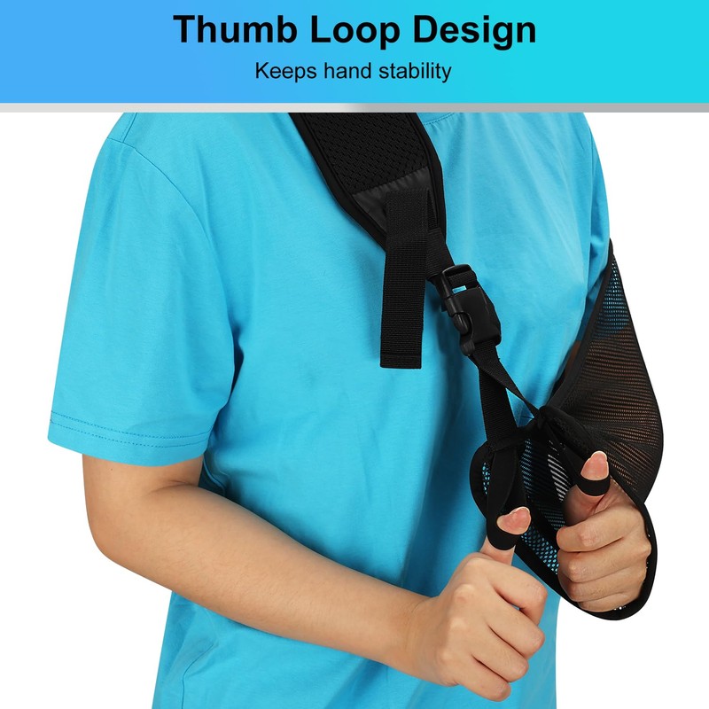 supregear Mesh Fabric Arm Sling Medical Shoulder Brace Adjustable Lightweight