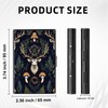 Tudguiloae Black Metal Card Holder Wallet, RFID Blocking Multi-Slot Design,