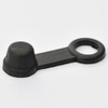 Daytona 96476 Bleeder Rubber Cap, Black, 4 Pack