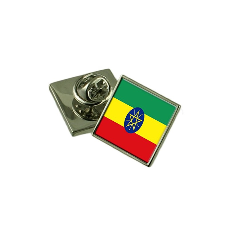 Ethiopia Flag Pin Badge 18mm Choose Gift Bag