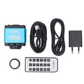 4K HD Microscope Camera 8.3MP 3840 X 2160 At 30FPS 1/1.8in CMOS Industrial Microscope Camera  12V