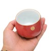 2Pcs Ceramic Cup Vintage Chinese Style Tea Cup Kung Fu