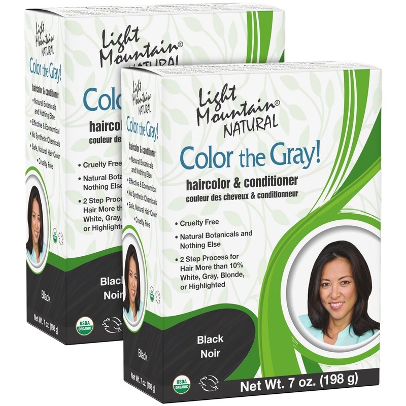 Light Mountain Natural 2 piezas Color Natural El Gris!, Negro