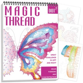 Libro para Colorear para Adultos, Cuaderno de Actividades para Colorear Adultos con 30 Diseños, Libro de Unir Puntos para Relajación y Alivio del Estrés, Regalo de Mindfulness para Adultos