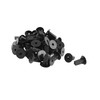 Hihaha 50 Pcs Plastic Rivet Muds Interior Mat Clips for
