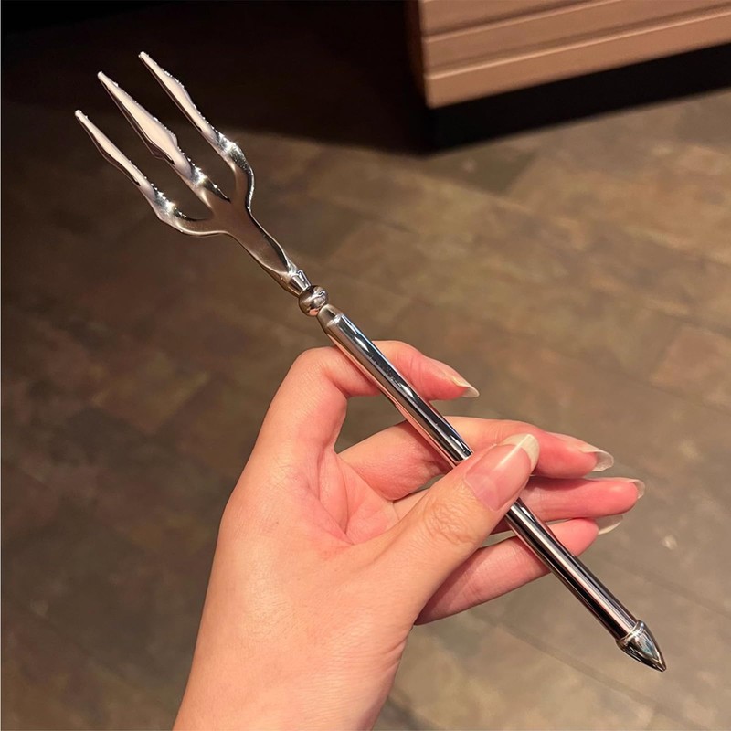 Dinner Forks, Stainless Steel Trident Fork, Stainless Steel, Poseidon Design,