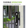 SPARKWHIZ 7" Heavy Duty Gate Hinge, Bolt onto or Weld