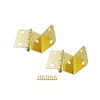 QCAA Durable Steel Semi-Concealed Hinge for Box, Chest & Cabinet,