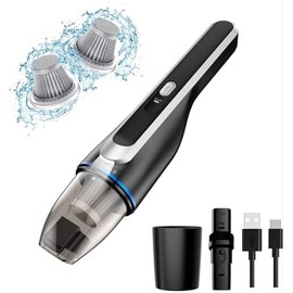 autozen Handheld Vacuum Cordless, Car Vacuum with Brushless Motor 15000PA Suction, 1.2lbs Ultra-Lightweight, 2H Fast Charge, LED Light&Screen Display, Portable Mini Vacuum for Car Home Cleaning