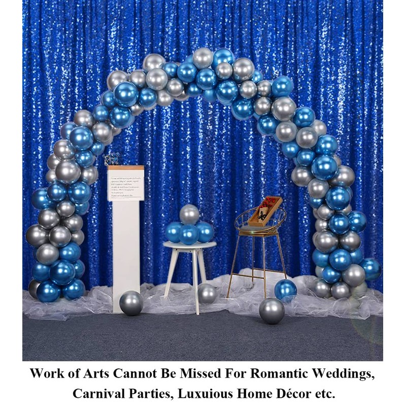 Partisout Sequin Curtain Backdrop 8ftx8ft Sequin Backdrop Sequence Backdrop Party