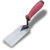 MARSHALLTOWN QLT V Notched Margin Trowel, Flooring and Tiling, Soft