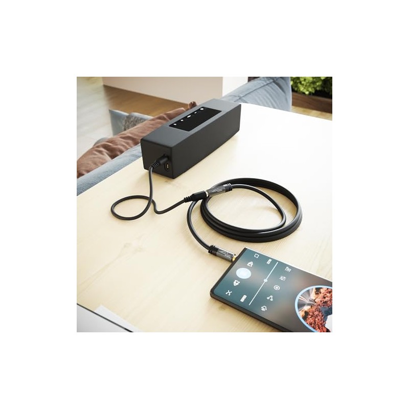 KabelDirekt – 3m/10ft Cable de Extensión 3.5mm 4 Pin Jack