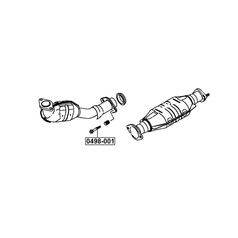 FEBEST Screw exhaust system 0498-001 Agila (B) (H08) Duster 0.064