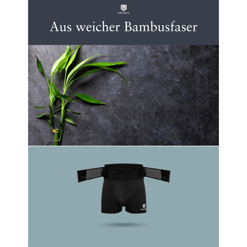 SWORTS Men's Core Back Support (LWS) ProSkin Back Support Technology