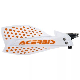 Acerbis X-Ultimate Handguards White/Orange Motorcycle Dirt Bike Enduro
