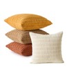 MIULEE Fall Soft Corduroy Throw Pillow Covers Set of 4