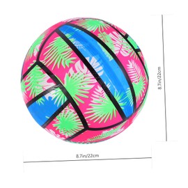 SUPVOX 6Pcs Colorful Inflatable Beach Balls Summer Water for Pool Parties Outdoor Fun Interactive Games Random Styles