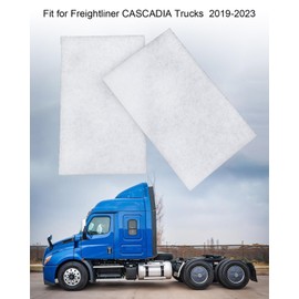 Cabin Air Filter Washable Passenger Fit for Freightliner Cascadia Trucks 2019 2020 2021 2022 2023, Water Wash Sponge Filter Element Replace BOA84032457001 PA30107 W2084001 AF55836 48FP36, 2 Pcs