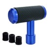 Thruifo T Handle Shifter Car Knob, Joystick Style Alloy Cover