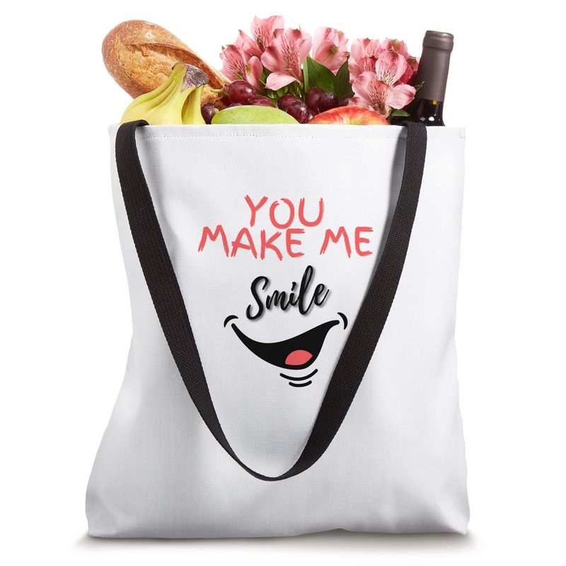 You Make Me Smile Tote Bag