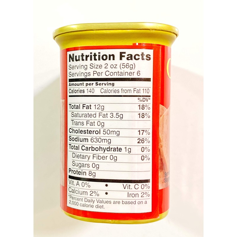 2 PACK Oriental Mascot Luncheon Meat Pork & Chicken (12